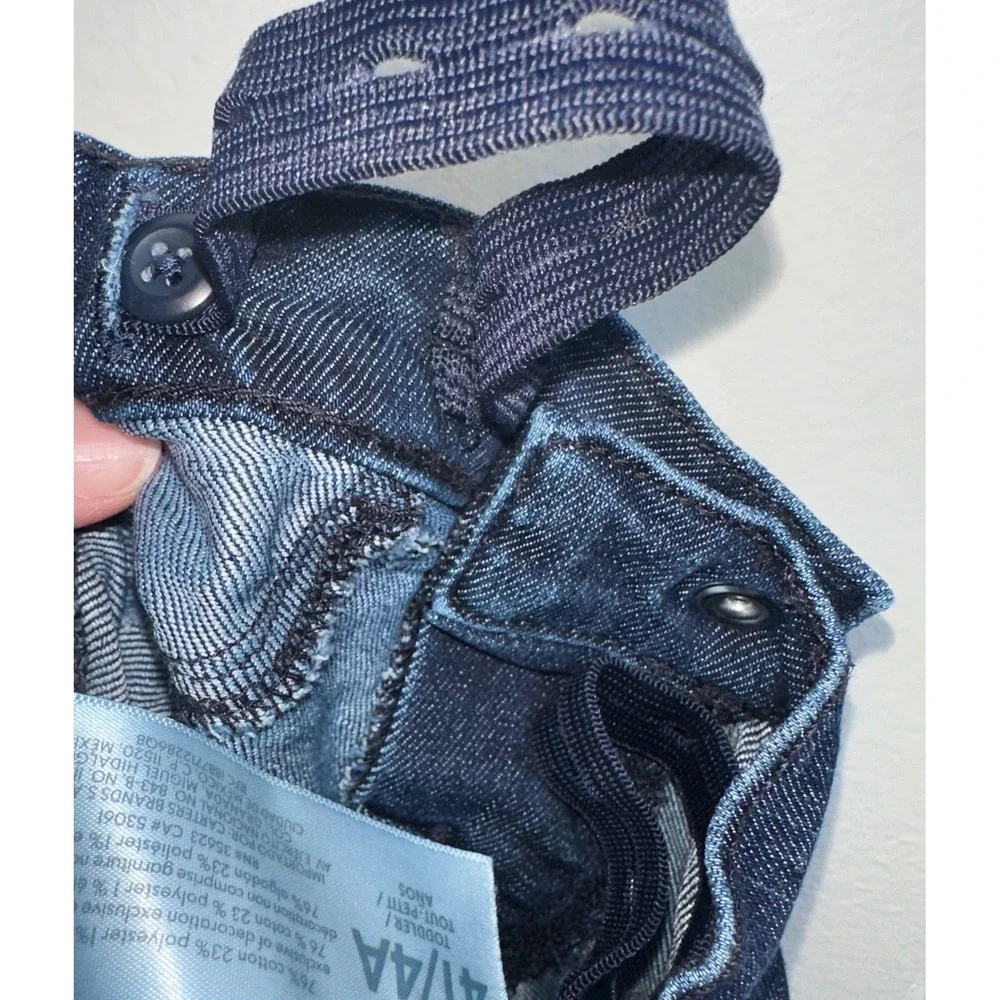 OshKosh Bgosh Toddler Boys‎ Girls Skinny Jeans Dark Wash Indigo 4T 2N386810